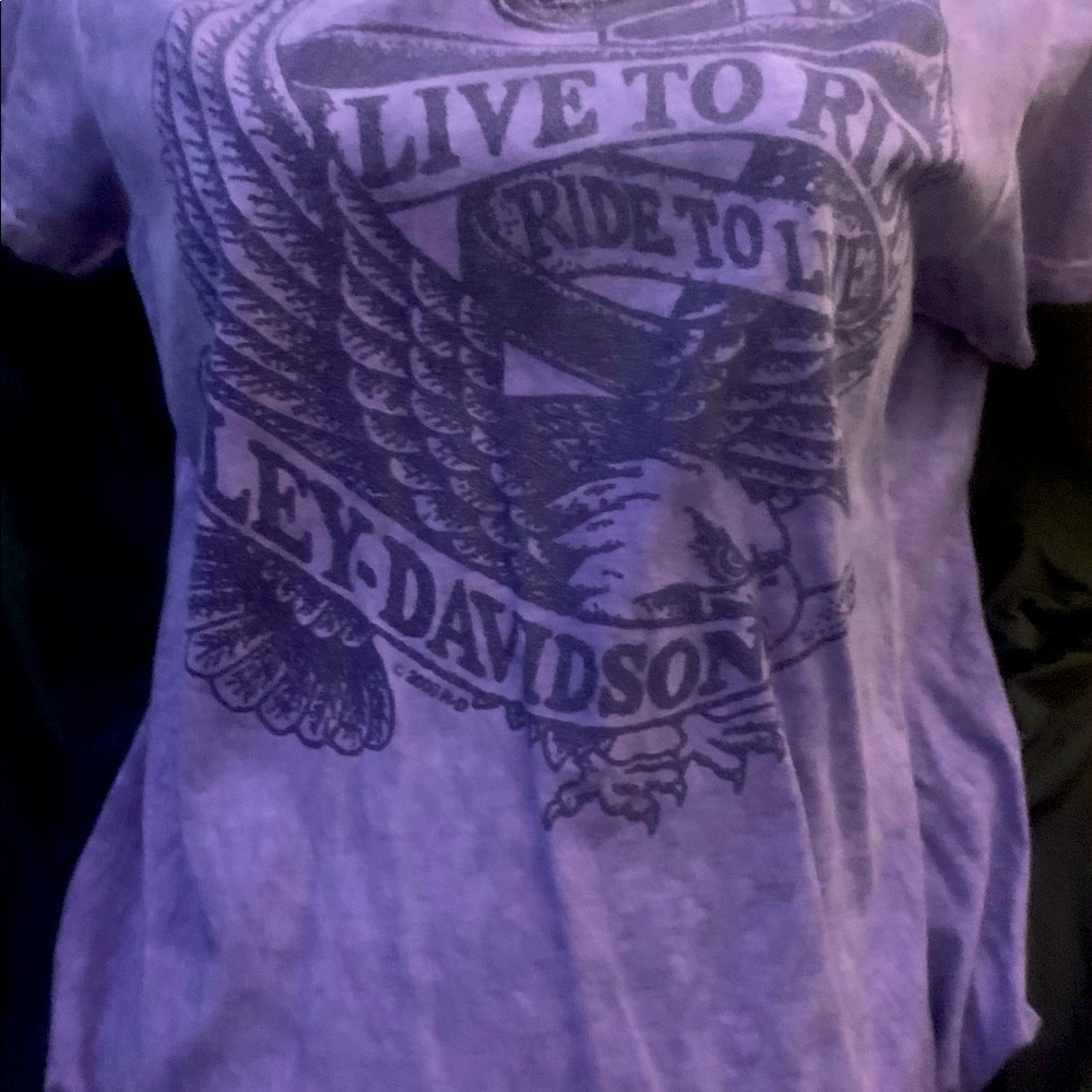 Ladies Harley Davidson Eagle T Shirt.